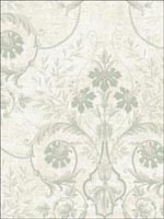 Floral Scroll Wallpaper FN30804 by Pelican Prints Wallpaper for sale at Wallpapers To Go