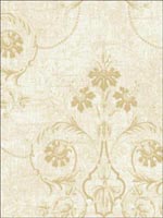 Floral Scroll Wallpaper FN30805 by Pelican Prints Wallpaper for sale at Wallpapers To Go