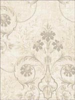 Floral Scroll Wallpaper FN30808 by Pelican Prints Wallpaper for sale at Wallpapers To Go