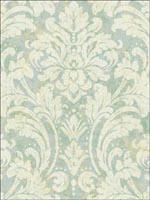 Framed Damask Wallpaper FN31504 by Pelican Prints Wallpaper for sale at Wallpapers To Go