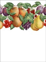 Fruit Border FK78451DC by Norwall Wallpaper for sale at Wallpapers To Go