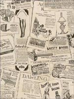 Newspapers Wallpaper KC28503 by Norwall Wallpaper for sale at Wallpapers To Go