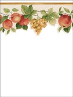 Fruit Border KC78350DC by Norwall Wallpaper for sale at Wallpapers To Go