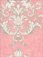Damask Wallpaper GO41001 by Seabrook Wallpaper for sale at Wallpapers To Go