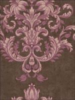 Damask Wallpaper GO41009 by Seabrook Wallpaper for sale at Wallpapers To Go