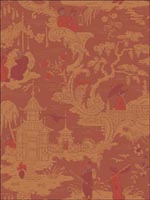 Chinese Toile Red Wallpaper 1008041 by Cole and Son Wallpaper for sale at Wallpapers To Go