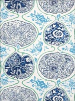 Katsugi Cobalt and Turquoise Wallpaper 5006961 by Schumacher Wallpaper for sale at Wallpapers To Go