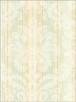Damask Striped Wallpaper NF50302 by Seabrook Wallpaper for sale at Wallpapers To Go