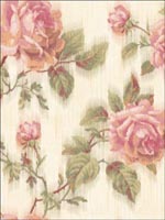 Roses Wallpaper NF50501 by Seabrook Wallpaper for sale at Wallpapers To Go