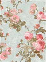 Roses Wallpaper NF51102 by Seabrook Wallpaper for sale at Wallpapers To Go