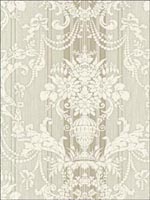 Striped Neoclassic Wallpaper DF30806 by Seabrook Wallpaper for sale at Wallpapers To Go