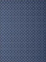 Farris Silver on Navy Wallpaper T11027 by Thibaut Wallpaper for sale at Wallpapers To Go
