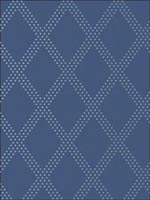 Brad Silver on Navy Wallpaper T11040 by Thibaut Wallpaper for sale at Wallpapers To Go