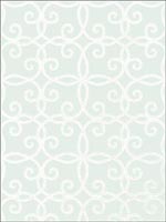 Kendall Aqua Wallpaper T11062 by Thibaut Wallpaper for sale at Wallpapers To Go