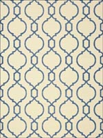 Cortney Blue on Cream Wallpaper T11074 by Thibaut Wallpaper for sale at Wallpapers To Go
