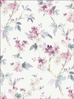 Floral Watercolor Wallpaper BL40409 by Pelican Prints Wallpaper for sale at Wallpapers To Go