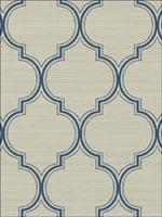 Trellis Grasscloth Wallpaper BL41502 by Pelican Prints Wallpaper for sale at Wallpapers To Go