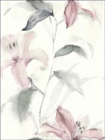 Floral Trail Watercolor Wallpaper JA31607 by Pelican Prints Wallpaper for sale at Wallpapers To Go