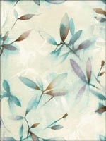 Watercolor Leaves Wallpaper JA31802 by Pelican Prints Wallpaper for sale at Wallpapers To Go