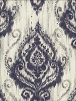 Ikat Damask Wallpaper JA32402 by Pelican Prints Wallpaper for sale at Wallpapers To Go