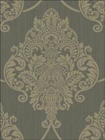 Damask Wallpaper GA31806 by Collins and Company Wallpaper for sale at Wallpapers To Go