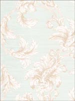 Vesper Acanthus Wallpaper CM10602 by Seabrook Wallpaper for sale at Wallpapers To Go