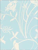 Sky Meadow Light Blue Wallpaper 5007621 by Schumacher Wallpaper for sale at Wallpapers To Go