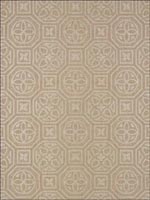 Alexander Metallic Pewter on Beige Wallpaper T10001 by Thibaut Wallpaper for sale at Wallpapers To Go