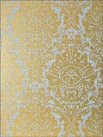 Kingsbury Damask Metallic Silver Wallpaper T83035 by Thibaut Wallpaper for sale at Wallpapers To Go