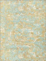Universe Texture Metallic on Aqua Wallpaper T83066 by Thibaut Wallpaper for sale at Wallpapers To Go