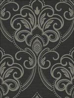 Damask Wallpaper DL30910 by Hemisphere Wallpaper for sale at Wallpapers To Go