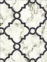 Marble Trellis Wallpaper DL31300 by Hemisphere Wallpaper for sale at Wallpapers To Go