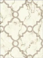Marble Trellis Wallpaper DL31317 by Hemisphere Wallpaper for sale at Wallpapers To Go