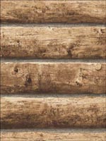 Logs Log Cabins Wallpaper TD32205 by Pelican Prints Wallpaper for sale at Wallpapers To Go
