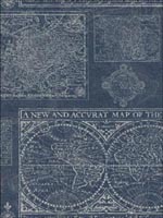 Antique Map Wallpaper YC61012 by Wallquest Wallpaper for sale at Wallpapers To Go