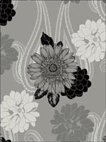 Floral Paisley Wallpaper BW20812 by Paper and Ink Wallpaper for sale at Wallpapers To Go