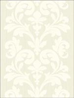 Leaf Scroll Striped Wallpaper ZN50603 by Studio 465 Wallpaper for sale at Wallpapers To Go