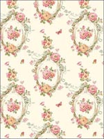 Floral Damask Wallpaper  PP35534 by Norwall Wallpaper for sale at Wallpapers To Go