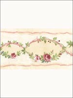 Floral Border PP79062 by Norwall Wallpaper for sale at Wallpapers To Go