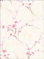 Floral Trail Wallpaper AI41601 by Seabrook Wallpaper for sale at Wallpapers To Go