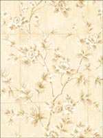 Floral Trail Stonewall Stonework Wallpaper AI41903 by Seabrook Wallpaper for sale at Wallpapers To Go