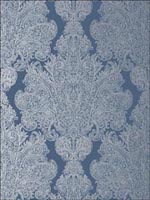 Auburn Metallic Silver on Navy Wallpaper AT6105 by Anna French Wallpaper for sale at Wallpapers To Go