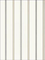 Dawson Stripe Charcoal and Linen Wallpaper AT6140 by Anna French Wallpaper for sale at Wallpapers To Go