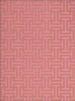 Rymann Metallic Gold on Pink Wallpaper AT6152 by Anna French Wallpaper for sale at Wallpapers To Go