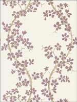 St Albans Grove Pink on Ivory Wallpaper AT6155 by Anna French Wallpaper for sale at Wallpapers To Go