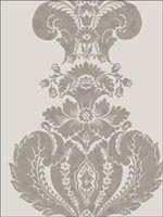 Baudelaire Grey and Silver Wallpaper 941004 by Cole and Son Wallpaper for sale at Wallpapers To Go