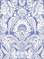Chatterton Blue and White Wallpaper 942012 by Cole and Son Wallpaper for sale at Wallpapers To Go