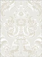Wyndham White and Pearl Wallpaper 943015 by Cole and Son Wallpaper for sale at Wallpapers To Go
