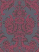 Wyndham Red and Slate Wallpaper 943018 by Cole and Son Wallpaper for sale at Wallpapers To Go