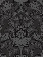 Aldwych Black and Graphite Wallpaper 945030 by Cole and Son Wallpaper for sale at Wallpapers To Go